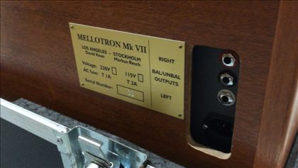 Mellotron-Mk VII dual-manual Mellotron
